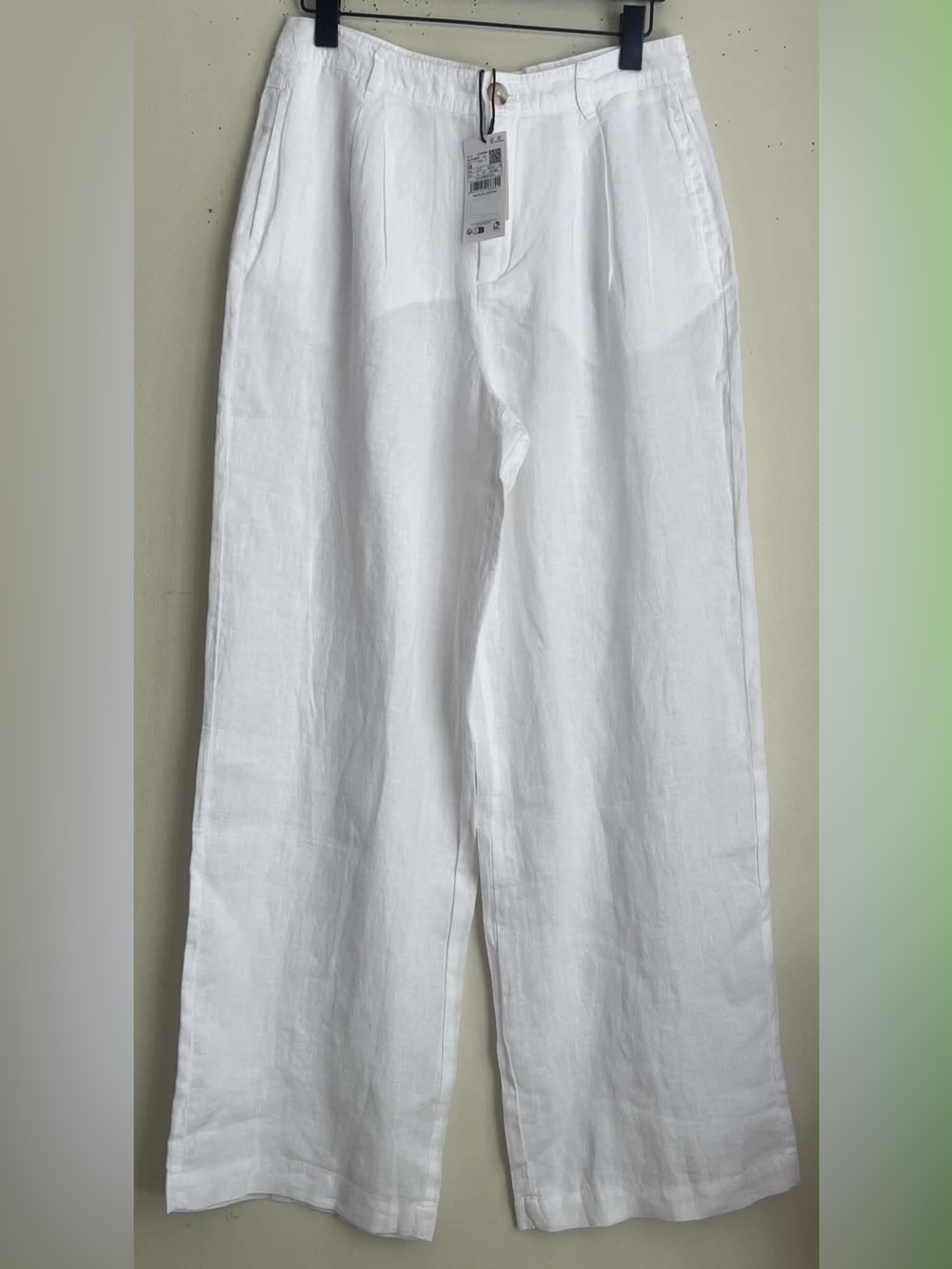 Women's Linen Blend Wide Leg Pants NWT